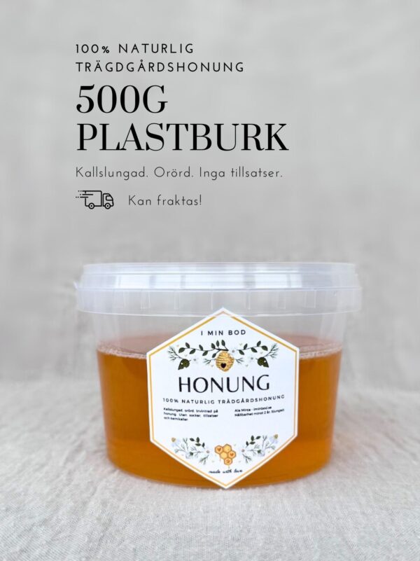 Honung 500g plastburk